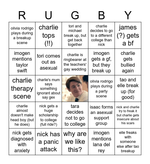 heartstopper forever <3 Bingo Card