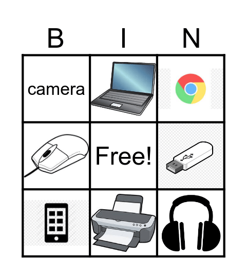 Technology BINGO Card
