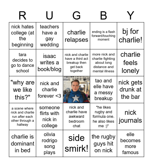 heartstopper forever Bingo Card