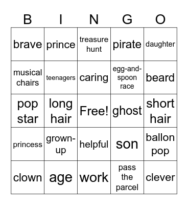 Lucky Bingo Card