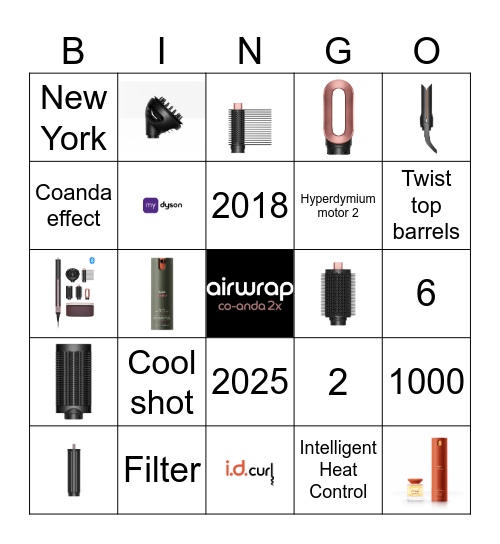 Coanda Bingo Card