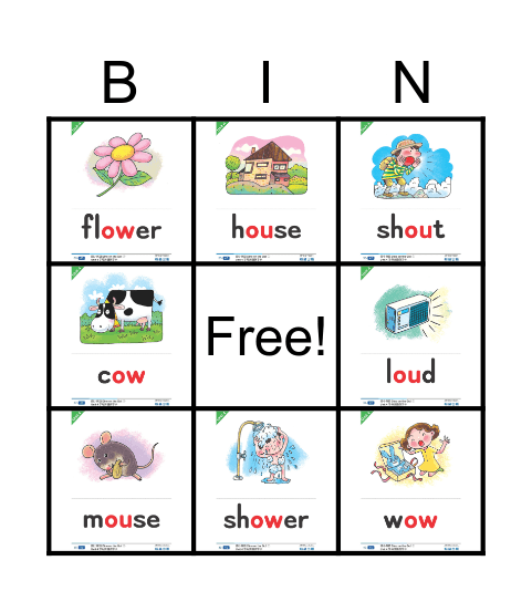 ou ow Bingo Card