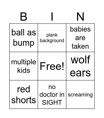 gacha mpreg bingo Card