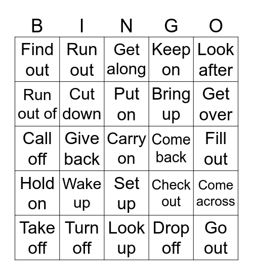 Andrea Calderone Bingo Card