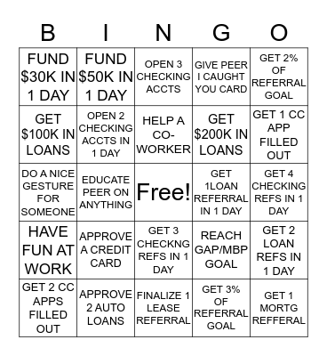 GOALS FOR CUTX Bingo Card