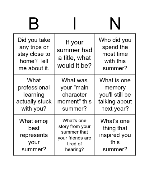 Press Start: Chisme Mode Bingo Card