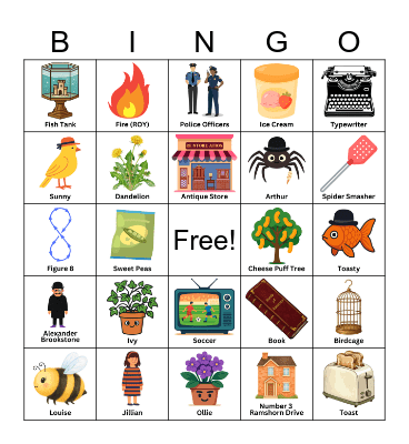 Growing Home Bingo Card