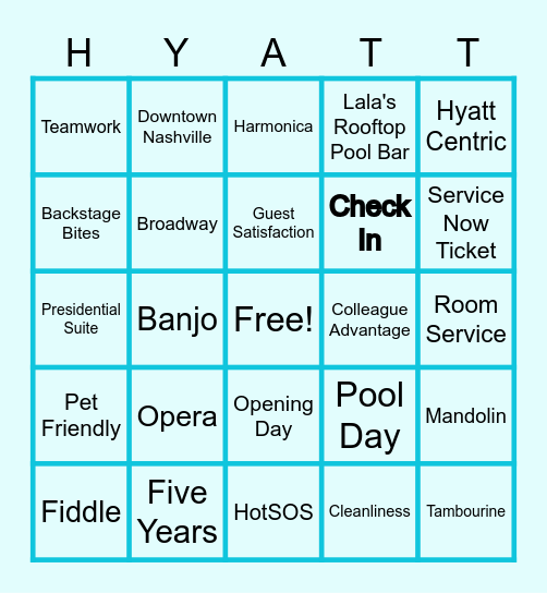 5 Year Anniversary Bingo! Bingo Card