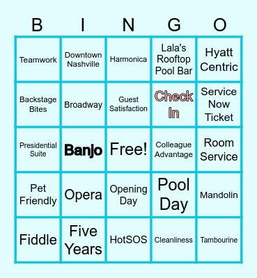 5 Year Anniversary Bingo! Bingo Card