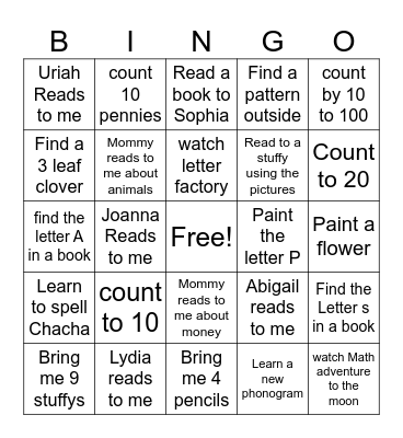 Summertime Bingo 2 Bingo Card