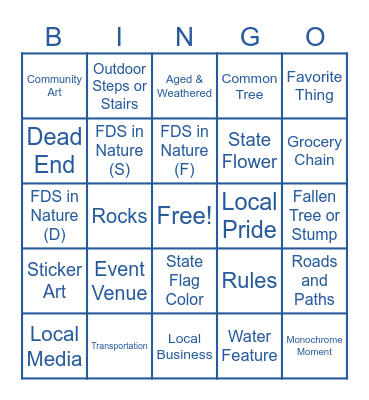 FactSet BinGO Outside Bingo Card