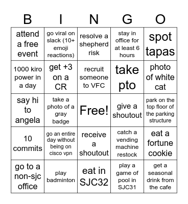 amzn bingo 🧡 Bingo Card