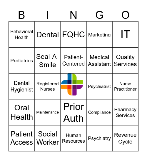 National Health Center Week Bingo Card