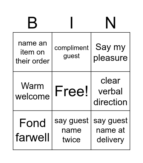 smart shop Bingo Card
