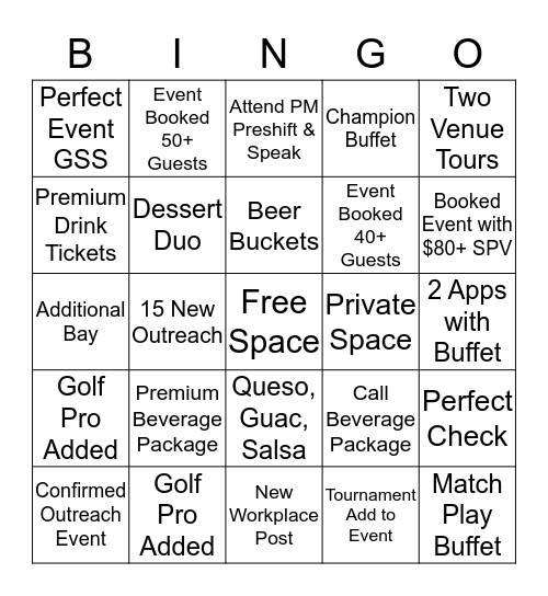 Sales Manager Bingo Part 2 Bingo Card