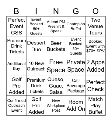 Sales Consultant Bingo Part 2 Bingo Card