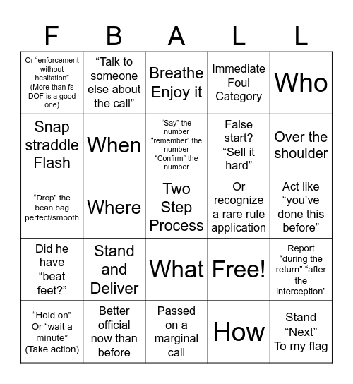 Football Bingo 2026 Bingo Card