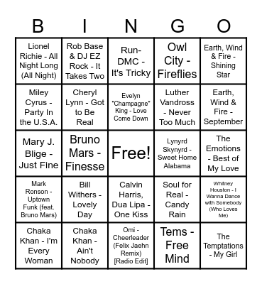 Round 1 - Barbecue Essentials Bingo Card