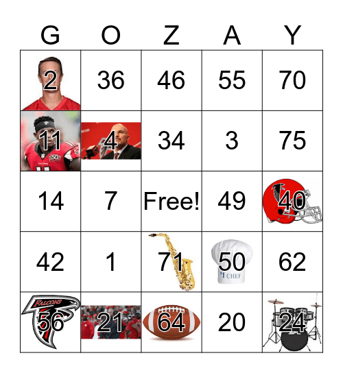 Happy Birthday Zay Bingo Card