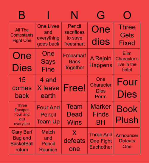 TPOT 24-25 Bingo Board Bingo Card