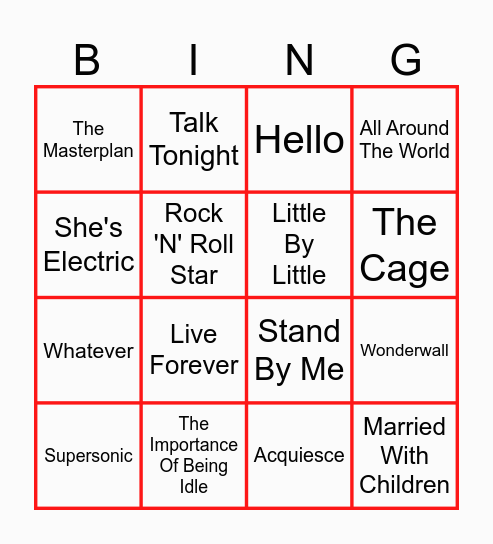(What's the story?) Andy Burnham Bingo Card