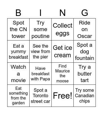 Meher Hackett 2026 Reunion! Bingo Card