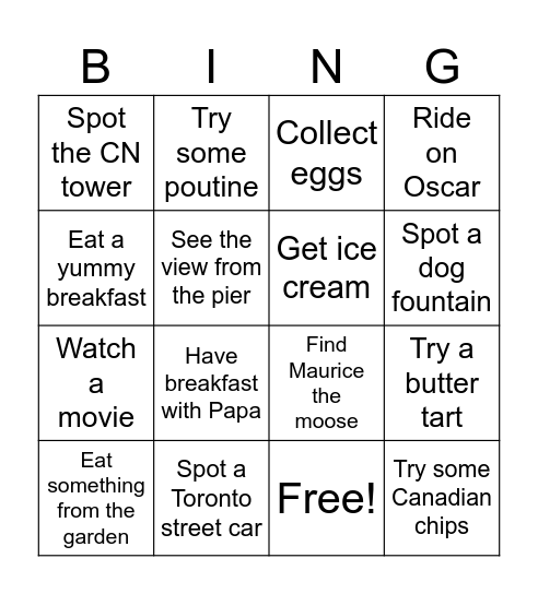Meher Hackett 2026 Reunion! Bingo Card
