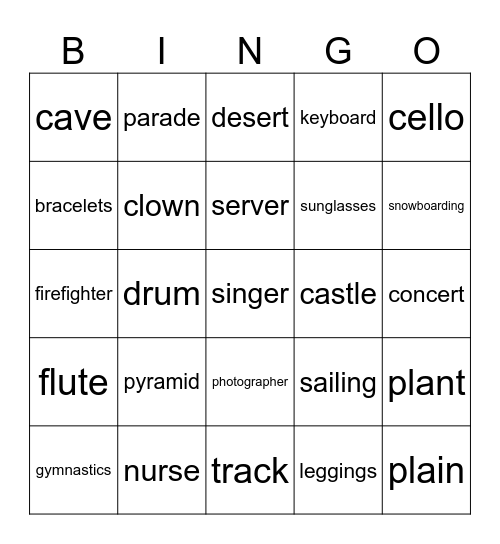 Look4 review U1-U6 Bingo Card