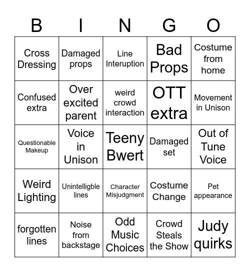 Dolphin Bingo Card
