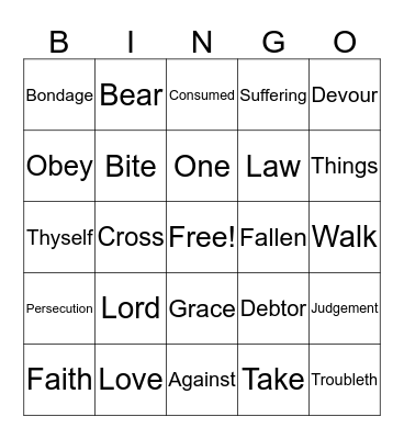 Play Bingo Card