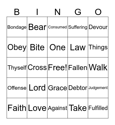 Play Bingo Card