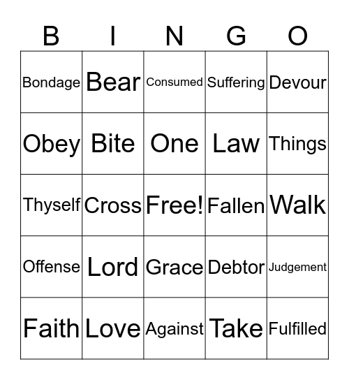 Play Bingo Card