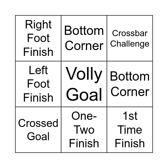 Berry Boys Bingo Card