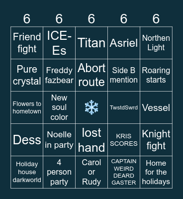 CHAPTER 6 BINGO Card