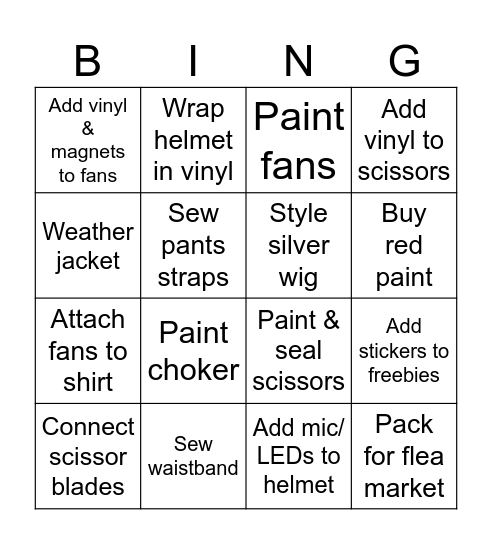 TEKKO '26 Bingo Card