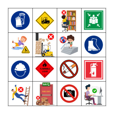 SAFETY BINGO Card