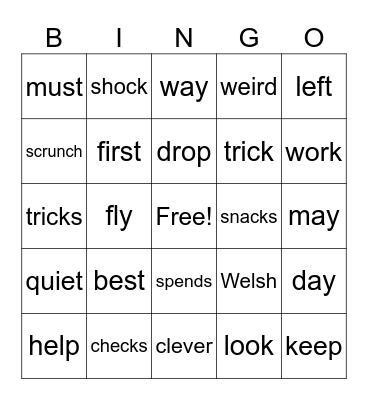 My Mom Has a Big Secret Bingo Card