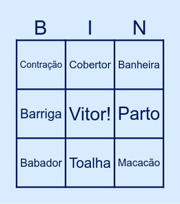 Vitor Bingo Card