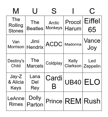 Flamingo Bingo Card #234 (Colors) Bingo Card