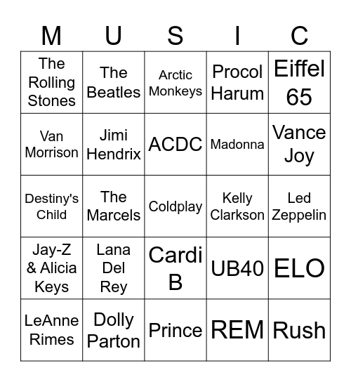 Flamingo Bingo Card #234 (Colors) Bingo Card