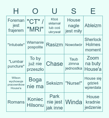 Dr Freak S08 Bingo Card