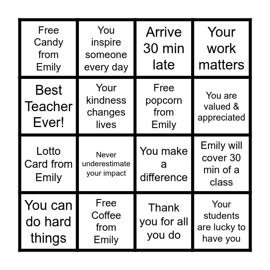 Math/Science Scratch-Off Card Bingo Card