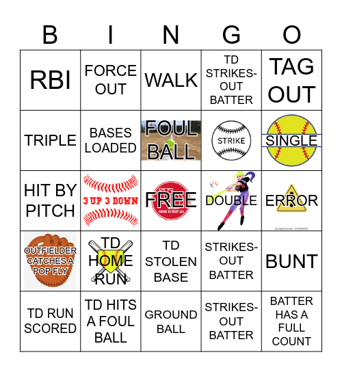 TOP DOG BINGO Card