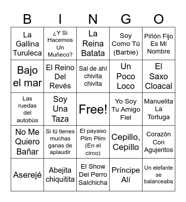 Baby Shower de Agus Bingo Card