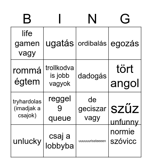 valorant hub bingo Card
