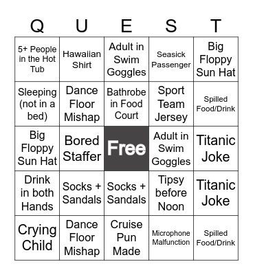 People Bingo Card