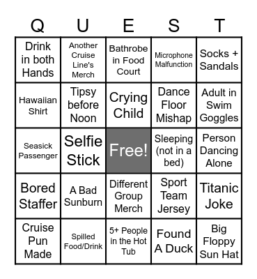 People Bingo Card