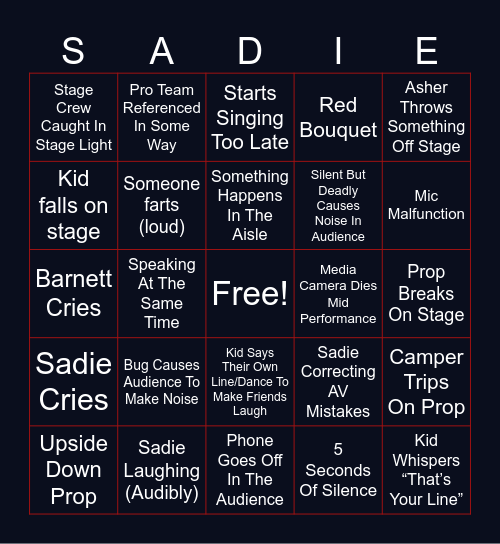 Play bibgo Bingo Card