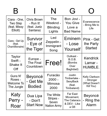 ROUND 5 Bingo Card
