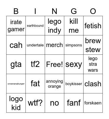 image bing Bingo Card